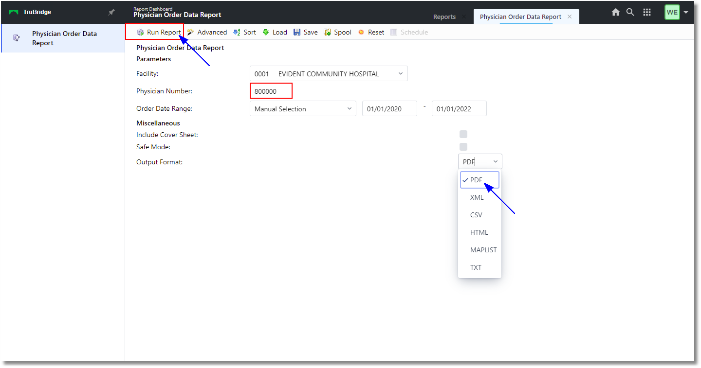 phys order data web client 2