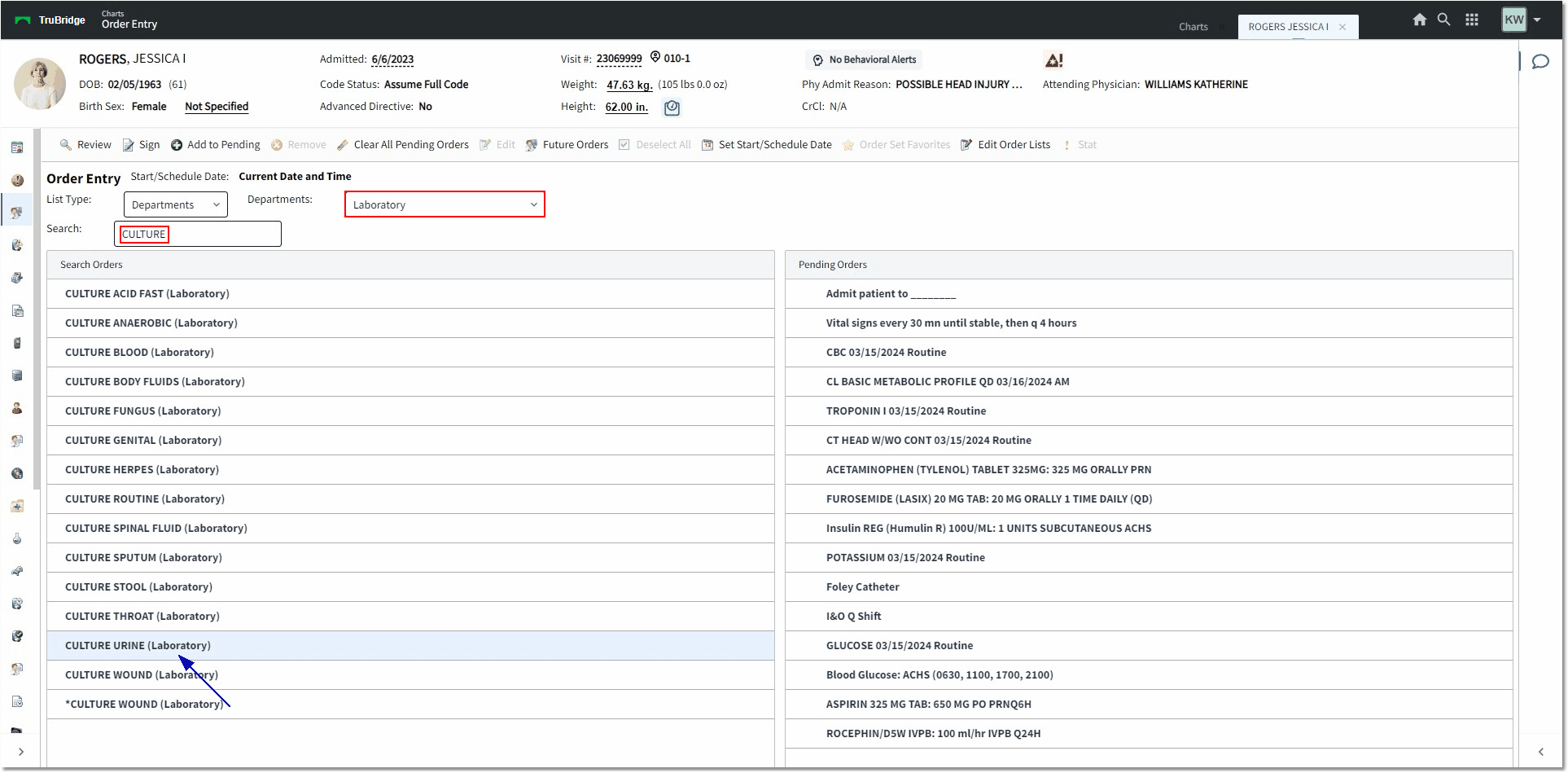 lab search web client