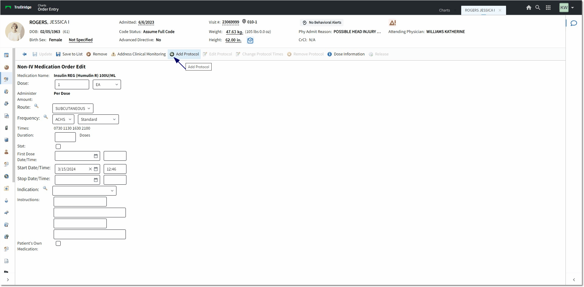 diabetic record web client