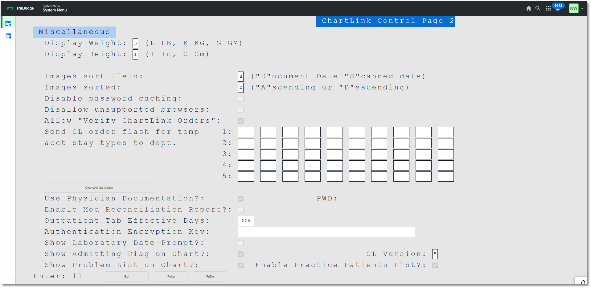 chartlink table page 2