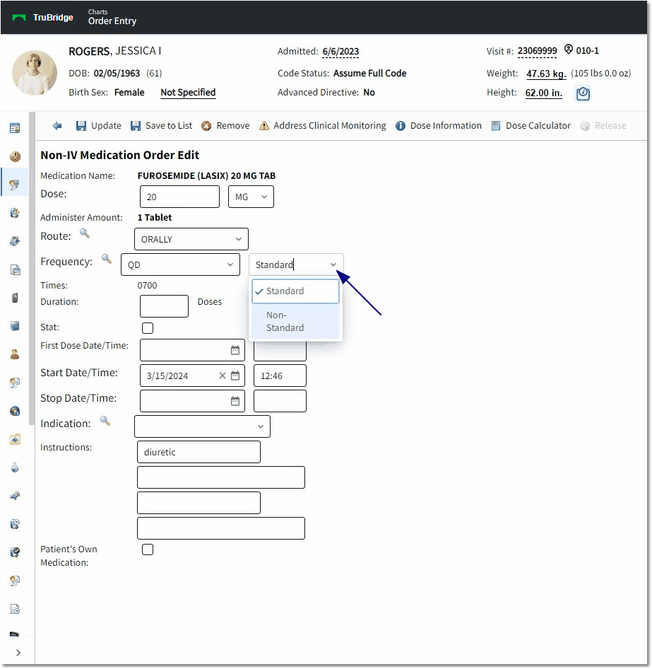 non-standard times web client