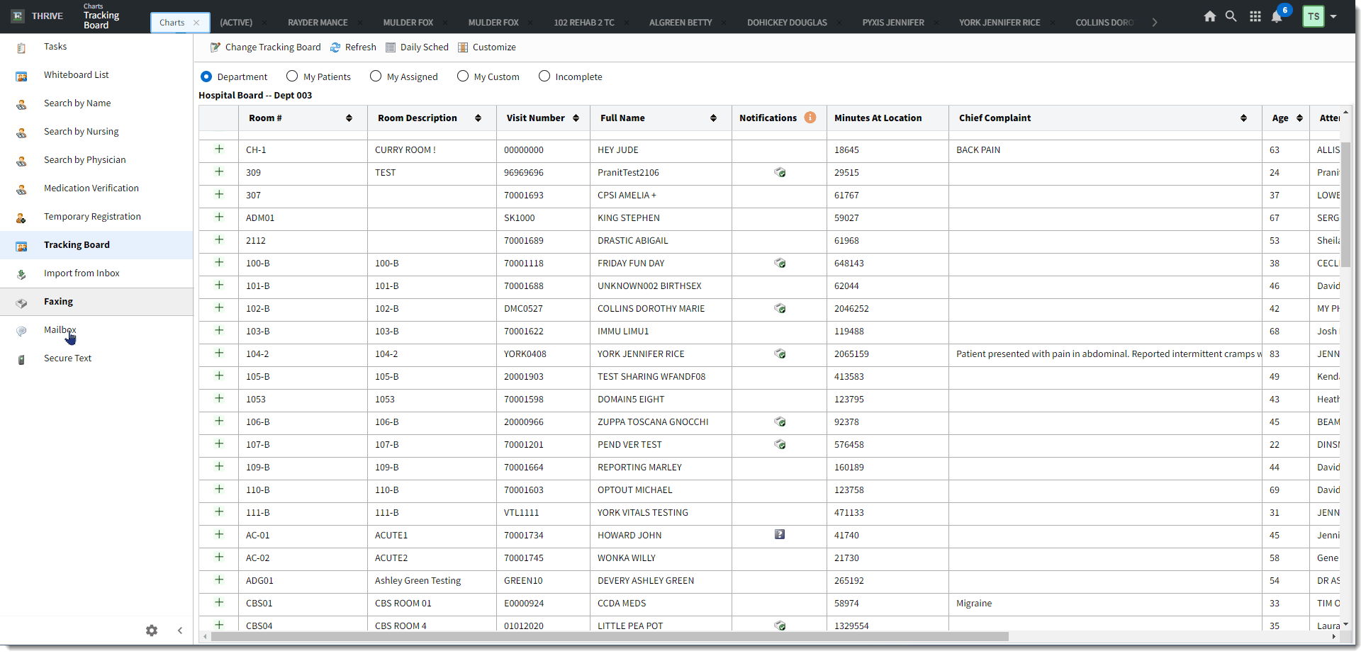 trackingboard