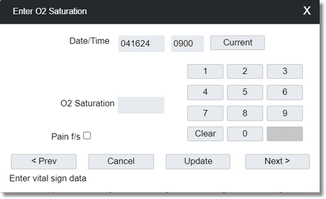 O2 Saturation Box