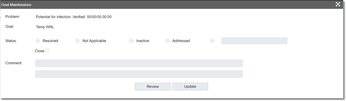 Goal Maintenance