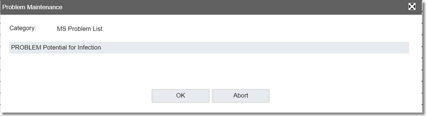 Problem Maintenance