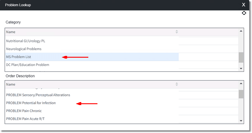 Problem Lookup