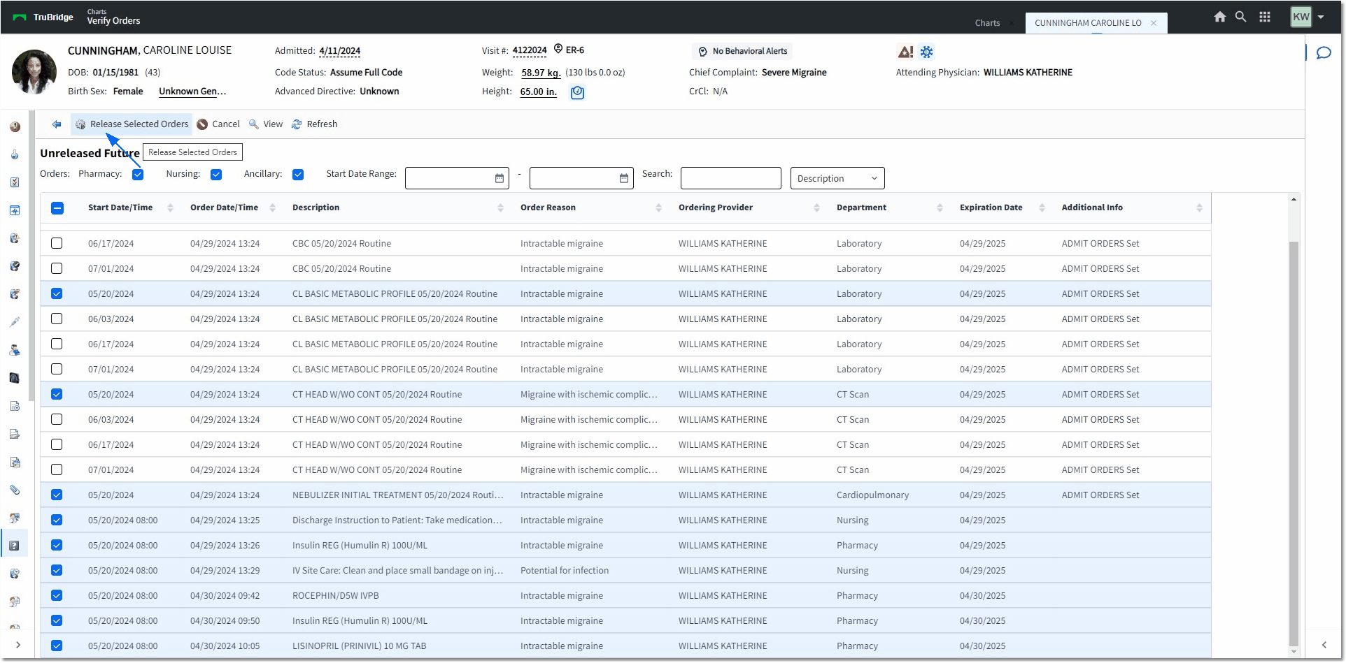release verify orders 2