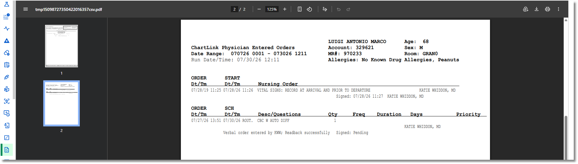 future order peor page 2
