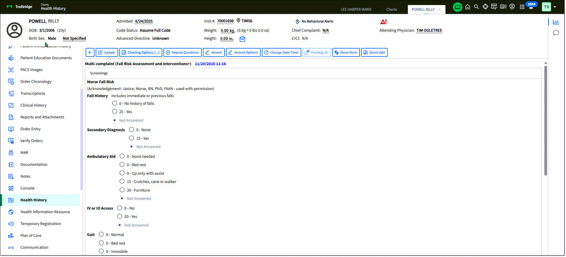 HealthStatusMorseFall