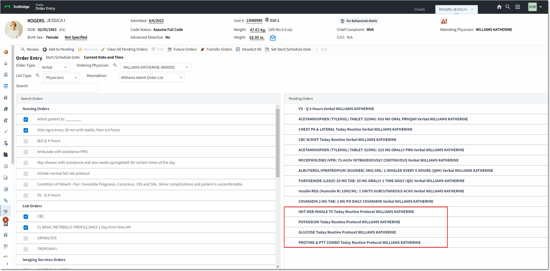 associated orders web client 2