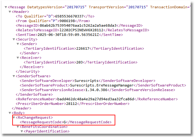 xml change code