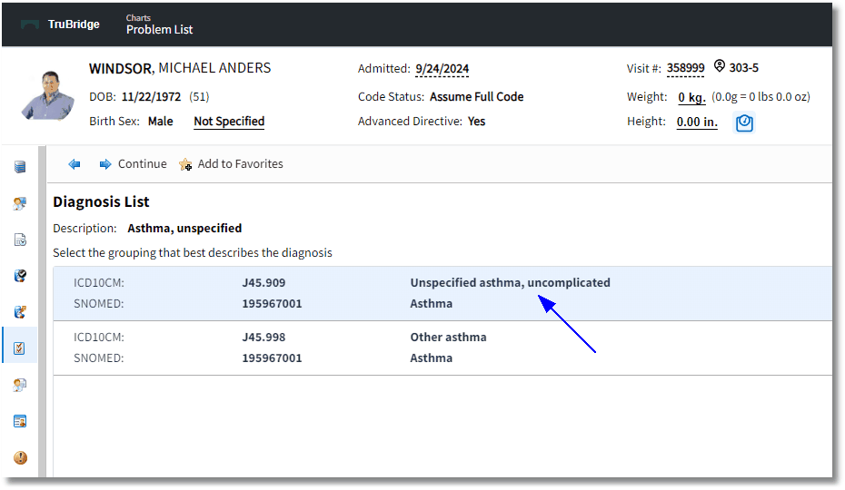 multiple ICD10 codes selection