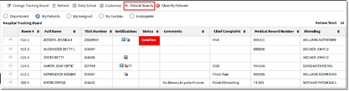 Patient Search