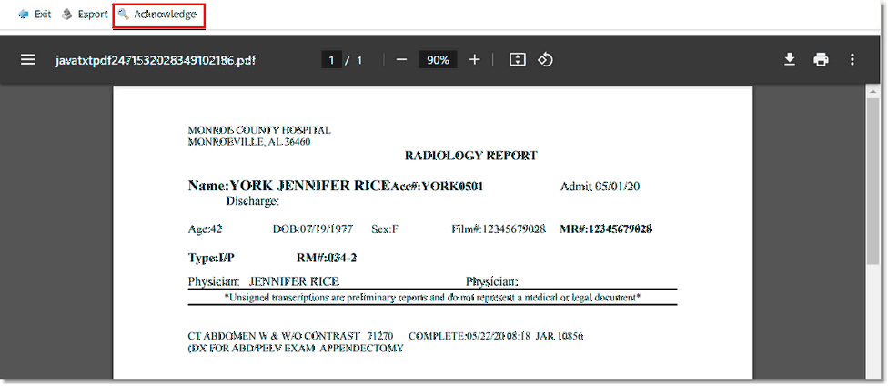 Radiology Transcription_Individual