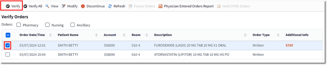 Verify Orders Screen_Individual Order_ png