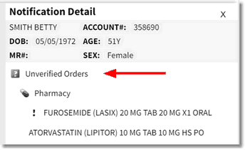 Notification Detail _ Unverified Orders