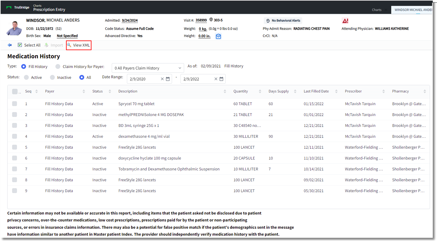 medication history web client 1