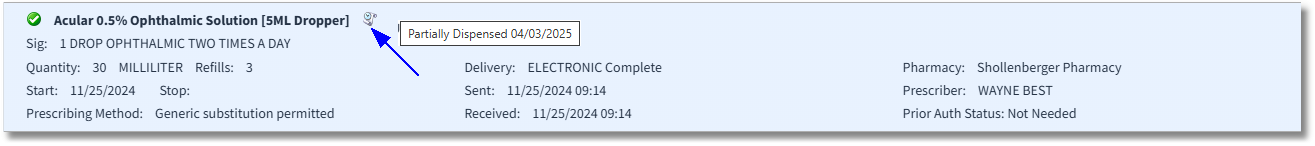 fill status icon
