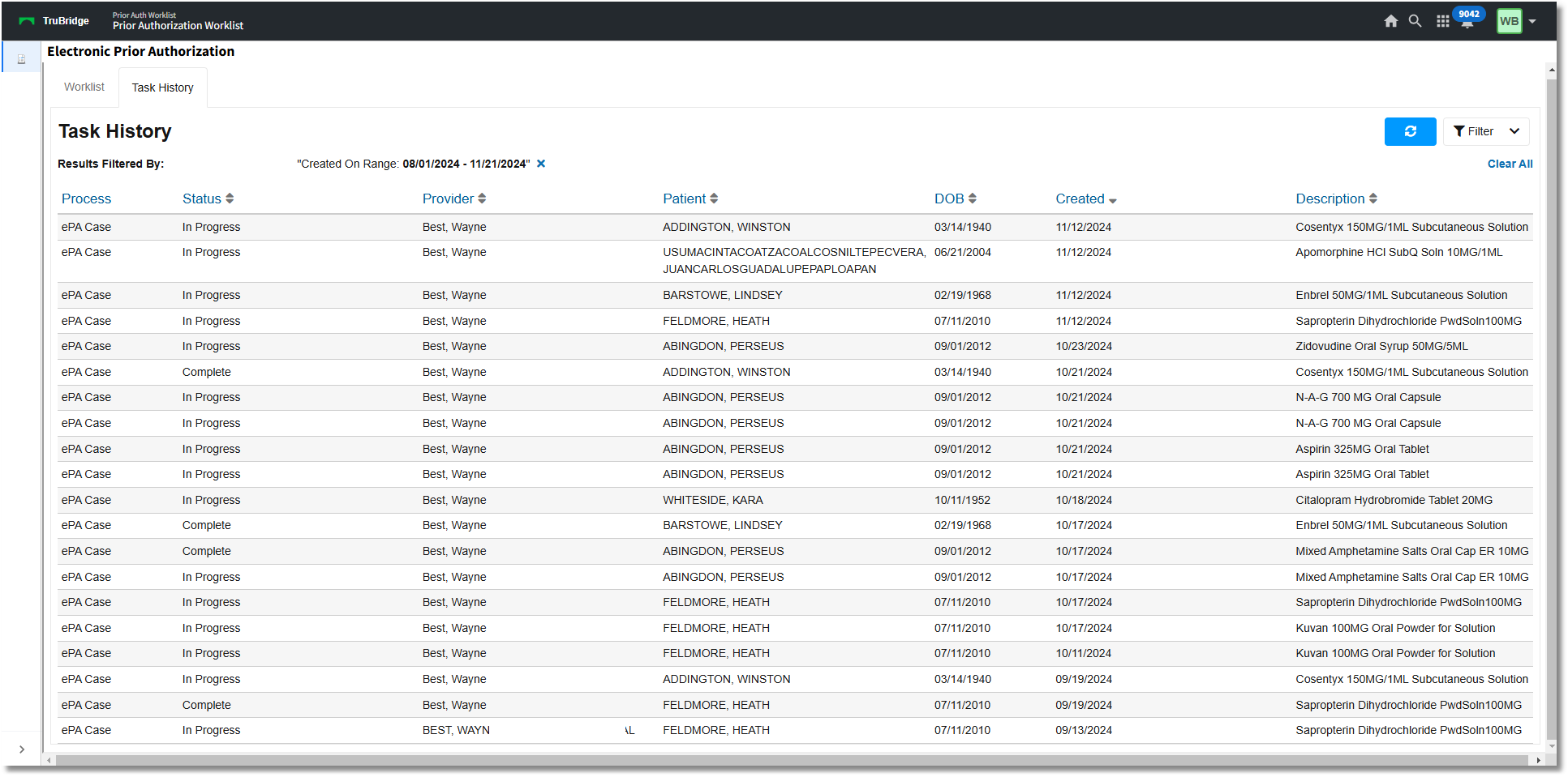 electronic prior auth web client 12