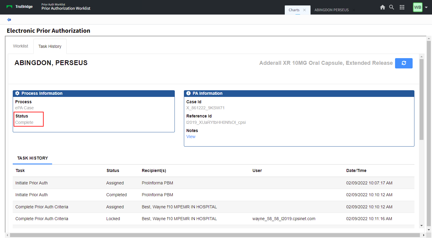 electronic prior auth web client 9
