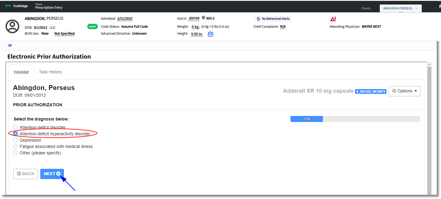 electronic prior auth web client 5