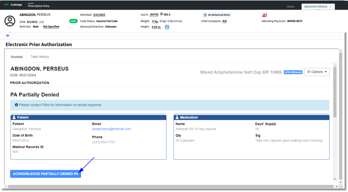 electronic prior auth web client 8