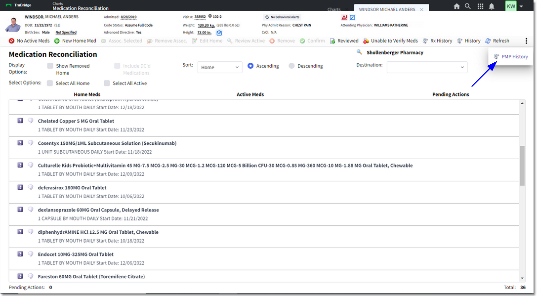 Prescriptions_PMP_screen