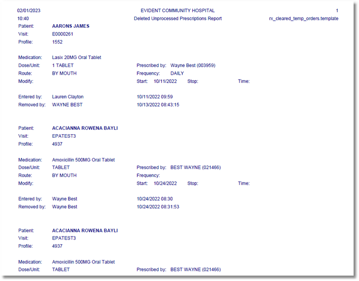 Rx_Entry_Cleared_Temp_Orders_report